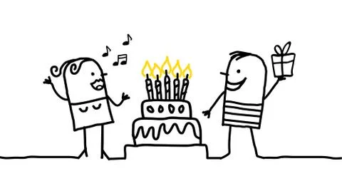 Happy birthday Stock Illustration