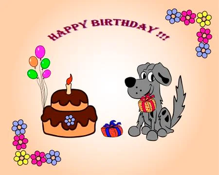 Happy Birthday Stock Illustration