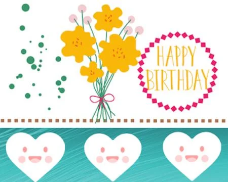 Happy birthday イラスト素材
