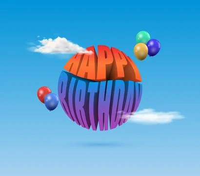 Happy Birthday Stock Illustration