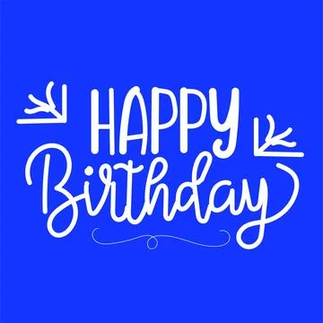 Happy birthday Stock Illustration