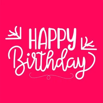 Happy birthday Stock Illustration