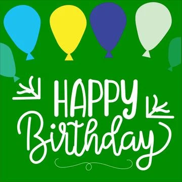 Happy birthday Stock Illustration