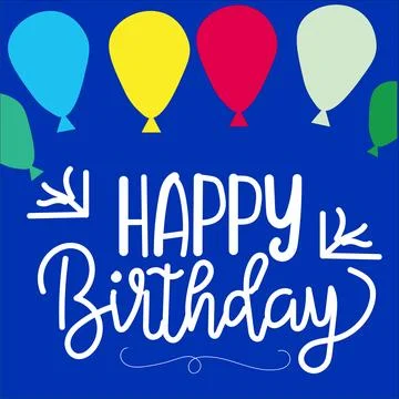 Happy birthday Stock Illustration