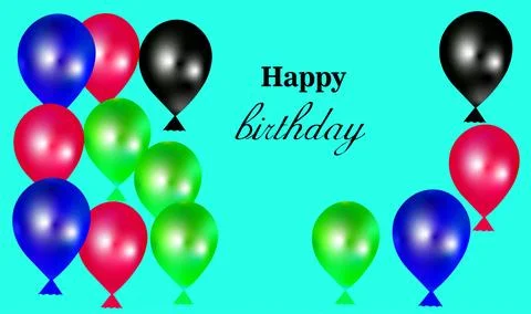 Happy birthday Stock Illustration