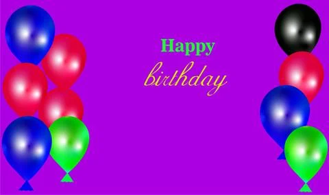 Happy birthday Stock Illustration