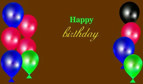 Happy birthday Stock Illustration