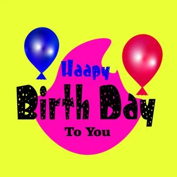 Happy birthday Stock Illustration