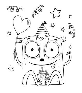 Printable Cute Slime Monster Coloring Page  Monster coloring pages,  Unicorn coloring pages, Coloring pages