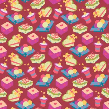 Happy Birthday pattern in vector Stock Illustration