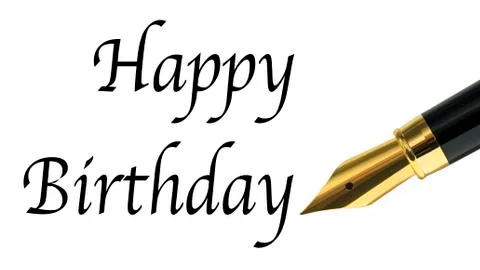 Happy birthday Foto stock