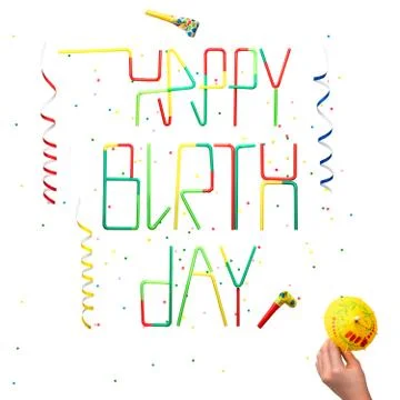 Happy birthday. Stock Photos