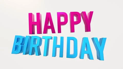 Happy Birthday, pop up. Stock Footage 314980964