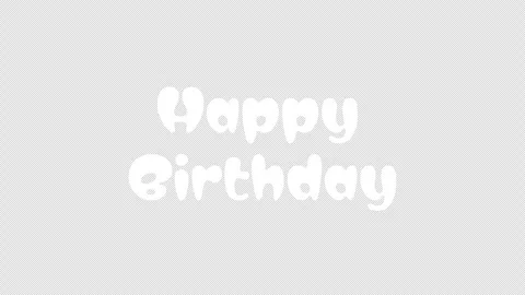 Happy birthday text features bold white lettering Stock Footage 344359835