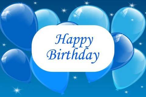 Happy Birthday typography vector design for greeting cards Stock Illustration