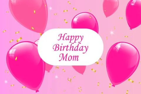 Happy Birthday typography vector design for greeting cards Stock Illustration
