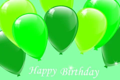 Happy Birthday typography vector design for greeting cards Illustrazione stock