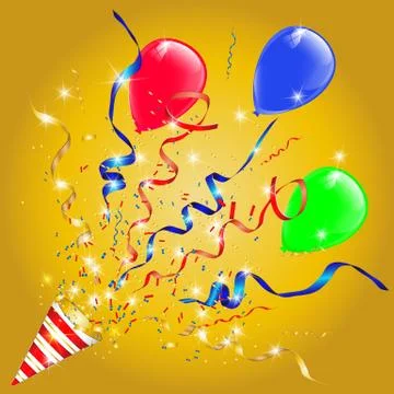 Happy Birthday typography vector design for greeting cards Illustrazione stock
