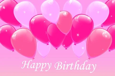 Happy Birthday typography vector Stock Illustration