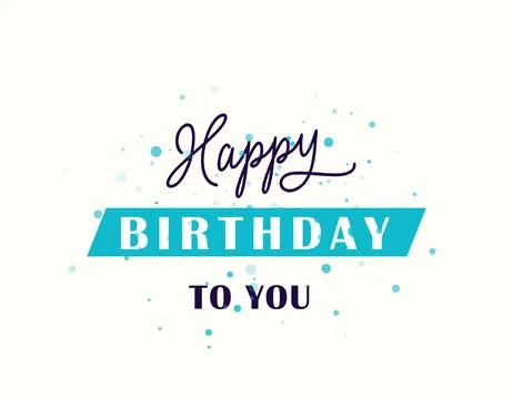 Happy birthday vector illustration background. Birth greeting banner, celeb.. Stock Illustration