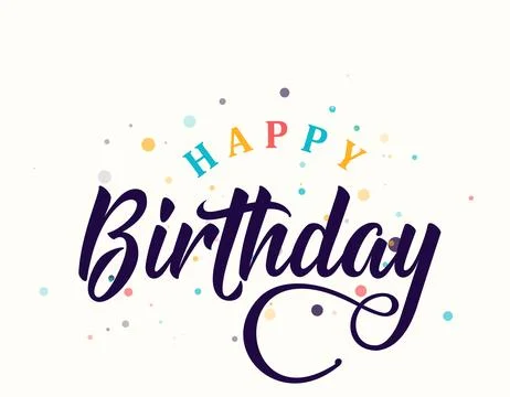 Happy birthday vector illustration background. Birth greeting banner, celeb.. Stock Illustration