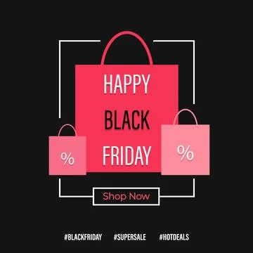 Happy black friday Stock Illustration