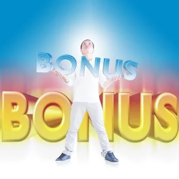 Happy Bonus Stock Illustration