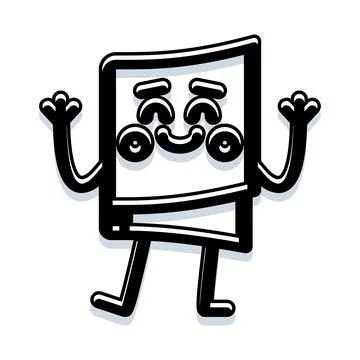Happy book character celebrating learning and education Stock Illustration