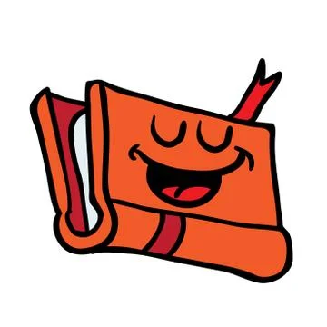 Happy book Stock Illustration