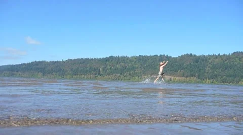 The Happy Border Cross Stock Footage 8426727