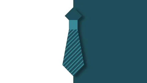 Happy Boss Day Background Animation Featuring a Professional Necktie Concep.. Stock Footage 345872746