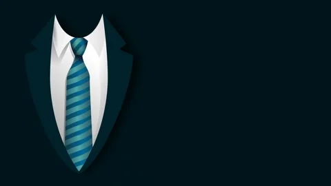 Happy Boss Day Background Design Featuring Formal Business Suit Shirt And B.. Stock Footage 345872680