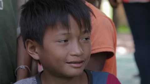Happy Boy in Cambodia Видео 40071222