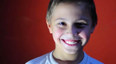 Happy boy having fun Stock Footage 40765758