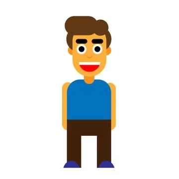 Happy boy Stock Illustration