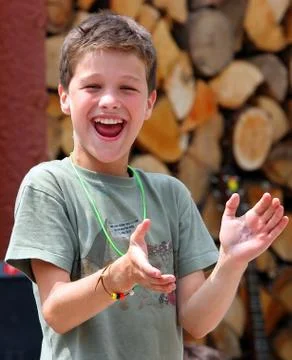 Happy boy Stock Photos