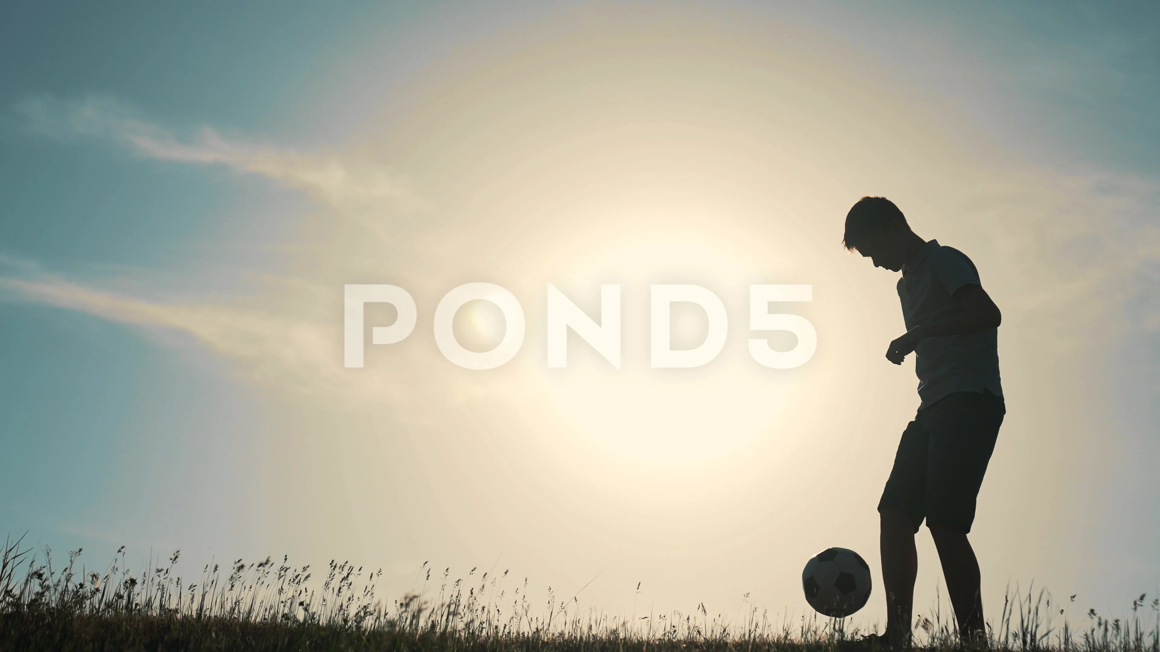 Happy Boy With Soccer Ball Kid Dreams O Stock Video Pond5