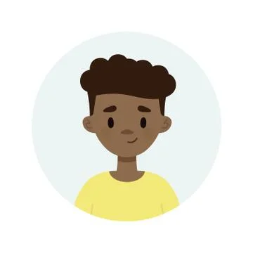 Happy boy on a white background. Stock Illustration