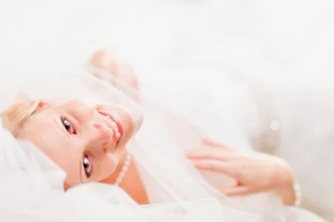 Happy bride Stock-Fotos