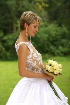 Happy Bride Stock Photos