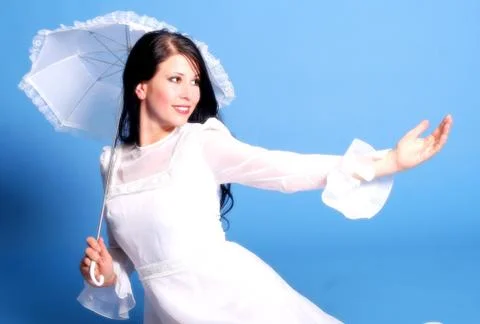 Happy bride Stock Photos