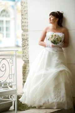 Happy Bride Stock Photos