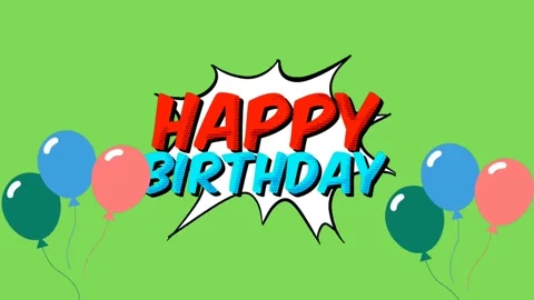 Happy Brithday Stock Footage 283337673