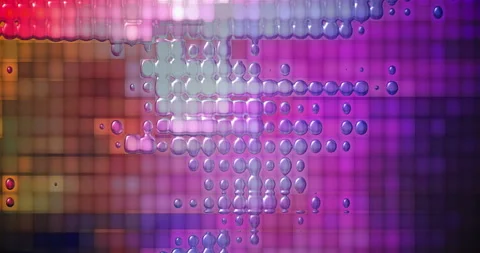 Happy bubbles, playful animation. Background or VJ loop. Party mood. 4K. Stock Footage 255340363