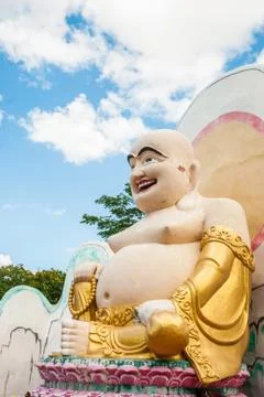 Happy buddha Foto stock