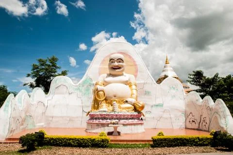 Happy buddha Foto stock