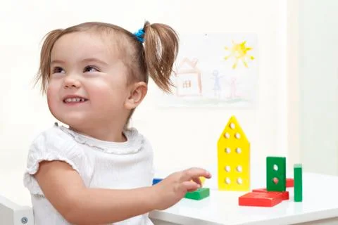 Happy Builder Foto stock