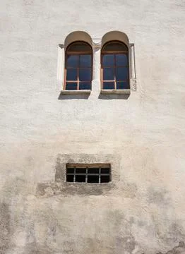 Happy building windows Stock Photos