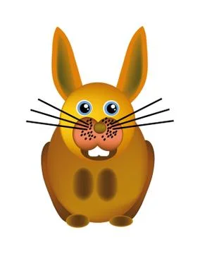 Happy bunny Stock Illustration