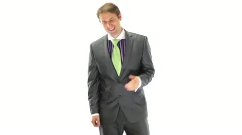 Happy Businessman Stock Footage 11536613